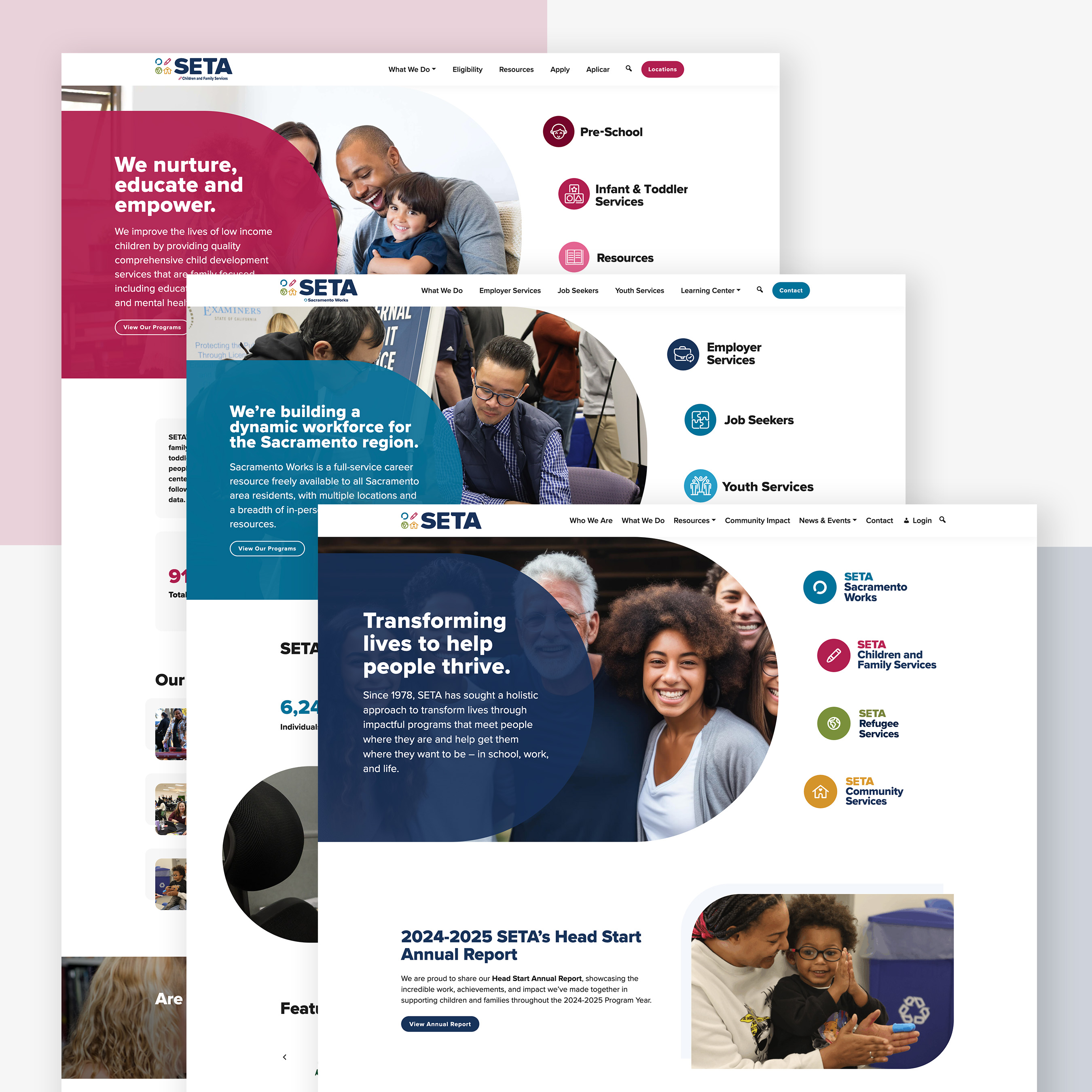 Website Design and Development for SETA